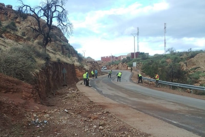 تعليق الدراسة بأفورار وبني عياط بسبب الاضطرابات الجوية