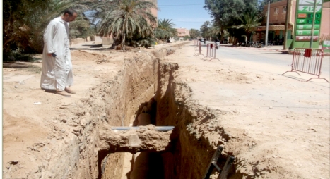 أمطار غزيرة تطيح بمنازل في جماعة الجرف