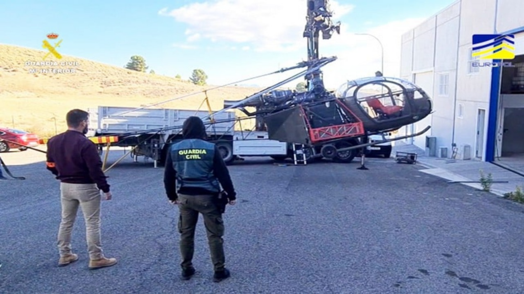 تفكيك شبكة تهريب حشيش بالمروحيات بين المغرب وإسبانيا