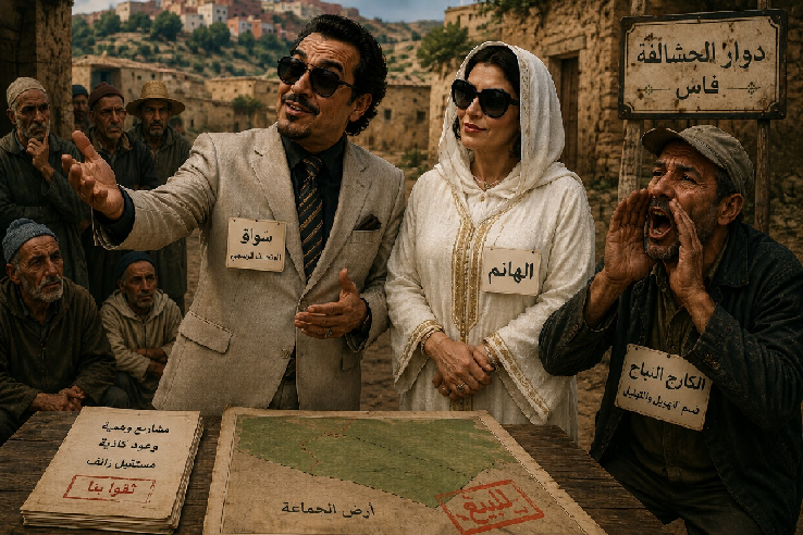 الهانم وسواقها والكارح النباح…سقوط الوهم في دوار الحشالفة بفا